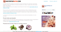 Desktop Screenshot of ahuyentarratas.com